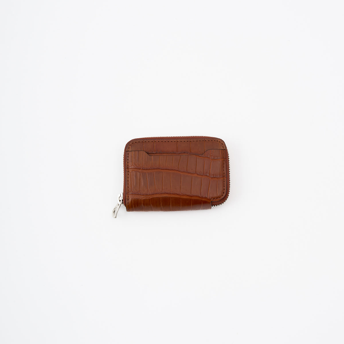 CRISTY COIN CARD WLT / POROSUS CROCO｜クロコダイル 本革ミニ財布