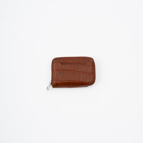 CRISTY COIN CARD WLT / POROSUS CROCO｜クロコダイル 本革ミニ財布 ラウンドファスナー メンズ レディース｜ITTI（イッチ）公式