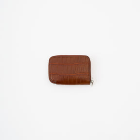 CRISTY COIN CARD WLT / POROSUS CROCO｜クロコダイル 本革ミニ財布 ラウンドファスナー メンズ レディース｜ITTI（イッチ）公式