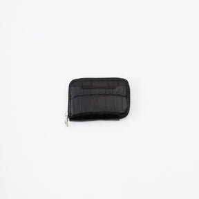 CRISTY COIN CARD WLT / POROSUS CROCO｜クロコダイル 本革ミニ財布 ラウンドファスナー メンズ レディース｜ITTI（イッチ）公式
