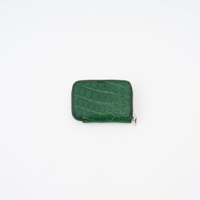 CRISTY COIN CARD WLT / POROSUS CROCO｜クロコダイル 本革ミニ財布 ラウンドファスナー メンズ レディース｜ITTI（イッチ）公式