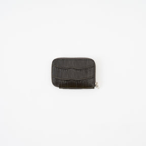 CRISTY COIN CARD WLT / POROSUS CROCO｜クロコダイル 本革ミニ財布 ラウンドファスナー メンズ レディース｜ITTI（イッチ）公式
