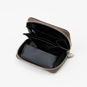 CRISTY COIN CARD WLT / POROSUS CROCO｜クロコダイル 本革ミニ財布 ラウンドファスナー メンズ レディース｜ITTI（イッチ）公式