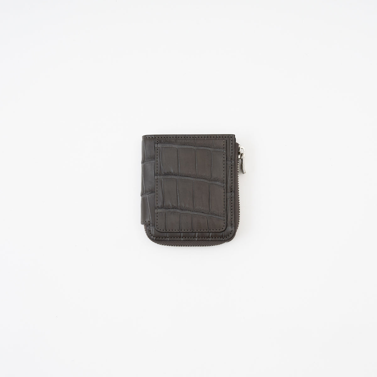 CRISTY VERY COMPACT WLT .5 / POROSUS CROCO｜クロコダイル 本革コンパクト財布 L字ファスナー メンズ レディース｜ITTI（イッチ）公式