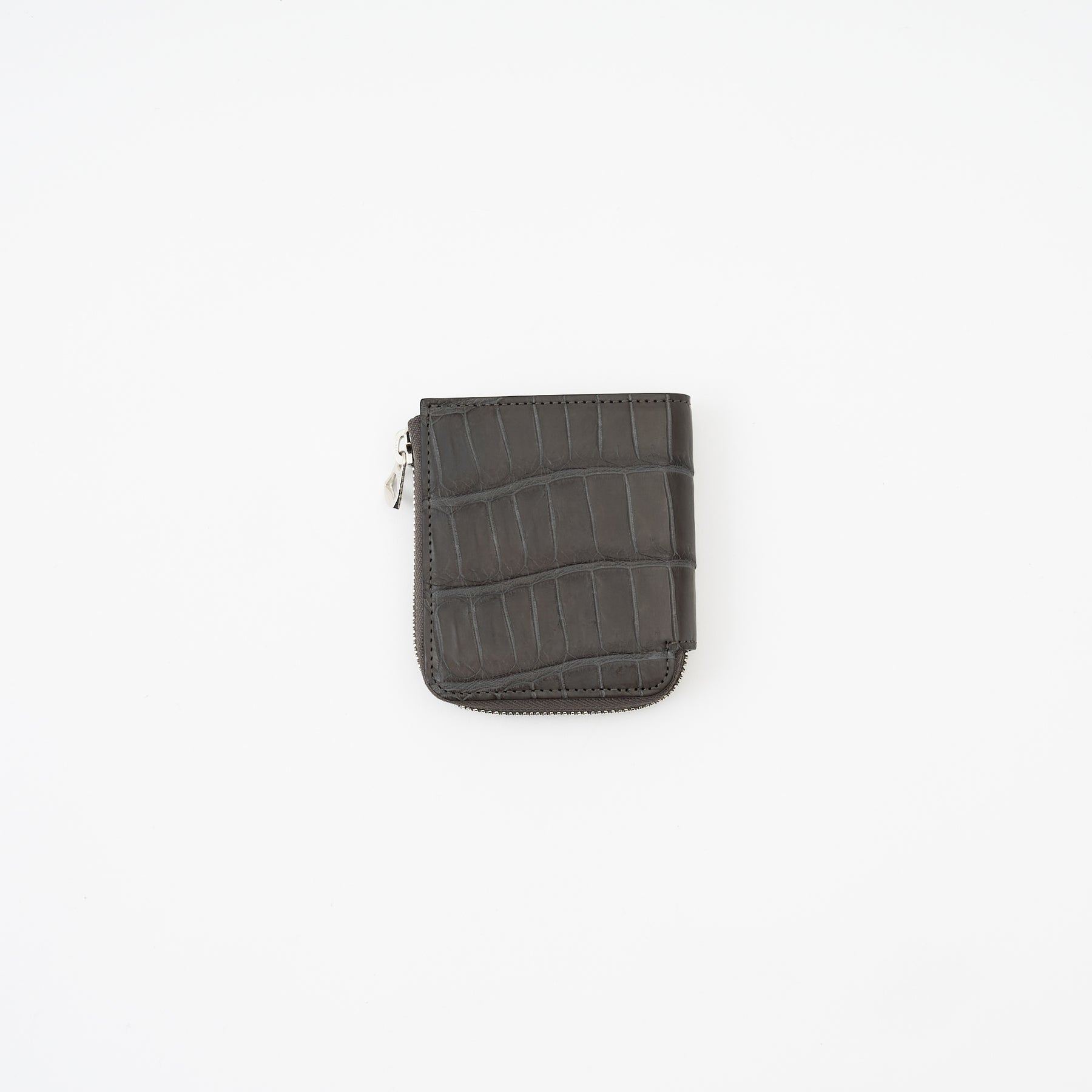 CRISTY VERY COMPACT WLT .5 / POROSUS CROCO｜クロコダイル 本革コンパクト財布 L字ファスナー メンズ レディース｜ITTI（イッチ）公式