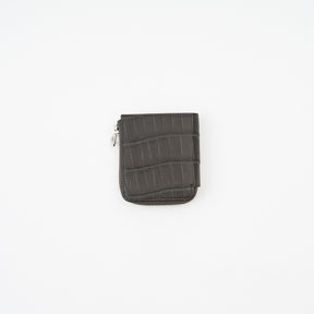 CRISTY VERY COMPACT WLT .5 / POROSUS CROCO｜クロコダイル 本革コンパクト財布 L字ファスナー メンズ レディース｜ITTI（イッチ）公式