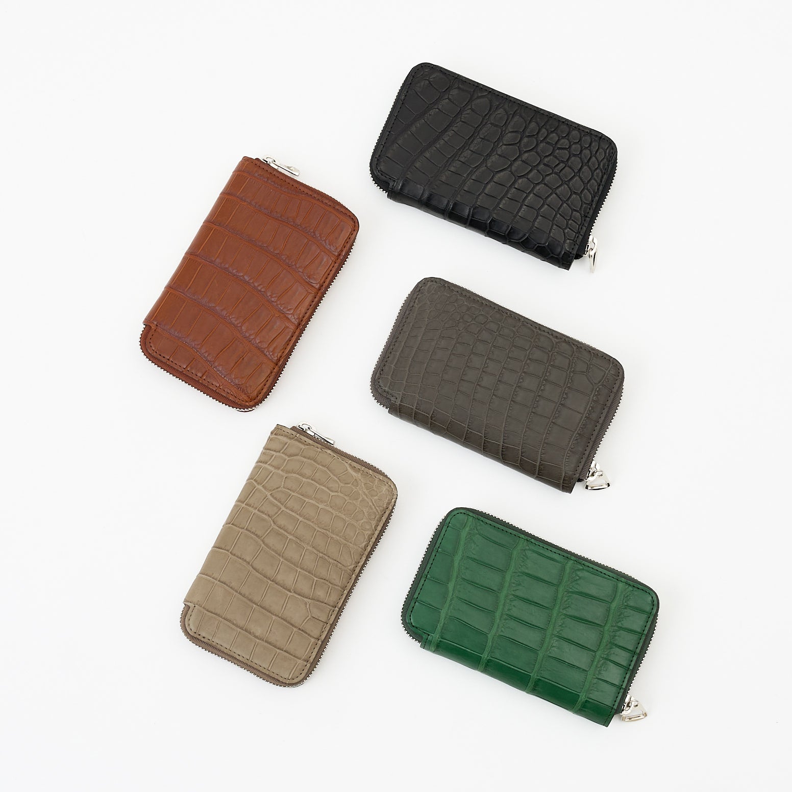 CRISTY SMART MID WLT .5 / POROSUS CROCO｜クロコダイル 本革ミディアム財布 メンズ レディース｜ITTI（イッチ）公式