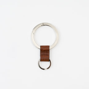 CRISTY RING RING / POROSUS CROCO｜ポロサス クロコダイル 本革キーリング カラビナ メンズ レディース｜ITTI（イッチ）公式