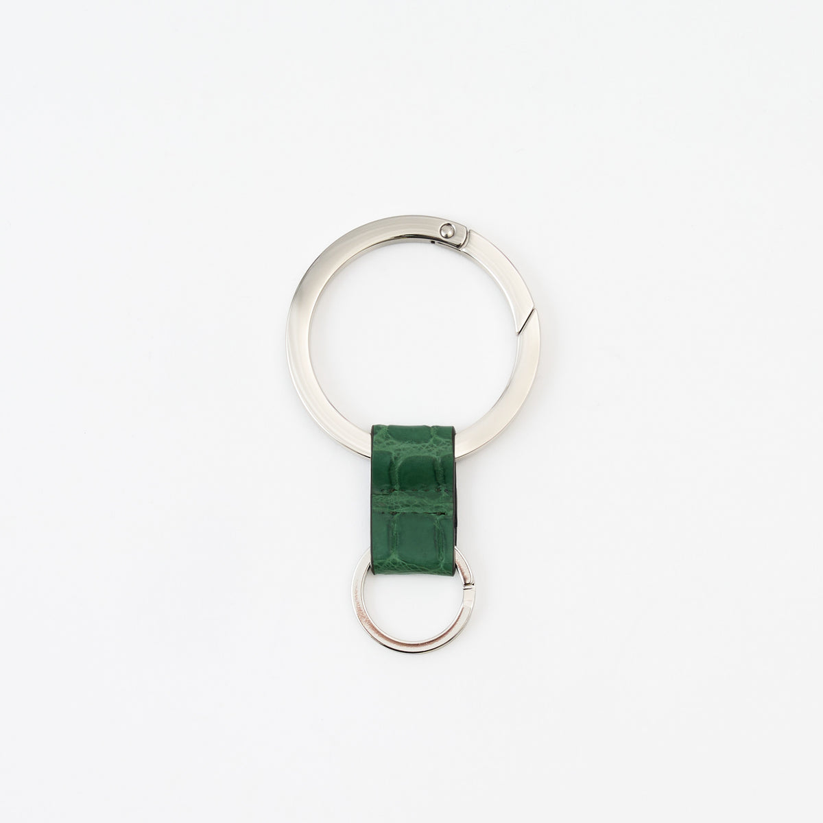 CRISTY RING RING / POROSUS CROCO｜ポロサス クロコダイル 本革キーリング カラビナ メンズ レディース｜ITTI（イッチ）公式