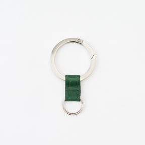 CRISTY RING RING / POROSUS CROCO｜ポロサス クロコダイル 本革キーリング カラビナ メンズ レディース｜ITTI（イッチ）公式