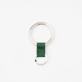 CRISTY RING RING / POROSUS CROCO｜ポロサス クロコダイル 本革キーリング カラビナ メンズ レディース｜ITTI（イッチ）公式