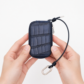 CRISTY SMART KEY CASE / AI CROCO｜藍染クロコダイル エキゾチックレザーの上質キーケース メンズ レディース｜ITTI（イッチ）公式