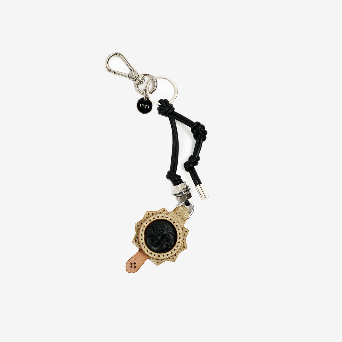 ITTI (イッチ) - Art by masasculp & ojagadesign KEYCAP KEYHOLDER / SHIRO (アートバイ マサスカルプ オジャガデザイン キーキャップ キーホルダー / 白鞣し皮革) | バッグ チャーム リング レザー ブランド メンズ レディース プレゼント 贈り物 ギフト 鍵