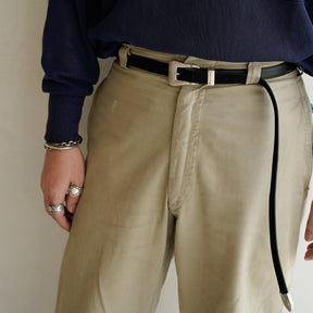 ITTI (イッチ) | Metal by The Letters SLIM WESTERN BELT / STNB (メタルバイザレターズ スリムウエスタンベルト / スムースヌバック) | 切り替え レザー ブランド 贈り物 ギフト プレゼント