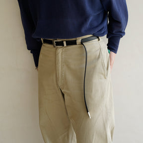 ITTI (イッチ) | Metal by The Letters SLIM WESTERN BELT / STNB (メタルバイザレターズ スリムウエスタンベルト / スムースヌバック) | 切り替え レザー ブランド 贈り物 ギフト プレゼント