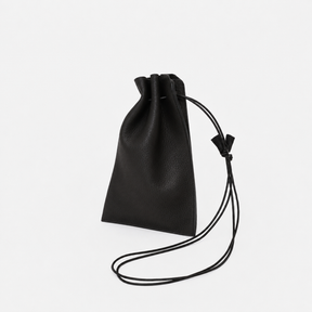 HERRIE KINCHAKU POUCH - PM / DIPLO NUDE｜国産レザー巾着ポーチ ミニバッグ メンズ レディース｜ITTI（イッチ）公式