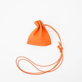 HERRIE KINCHAKU POUCH - XXS / DIPLO SKY｜サステナブル本革 巧着ミニポーチ メンズ レディース ギフト｜ITTI（イッチ）公式