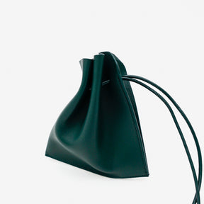 HERRIE KINCHAKU POUCH - XXS / RAPTO FLEX｜レザー ミニ巾着ポーチ 首掛け アクセサリー メンズ レディース｜ITTI（イッチ）公式