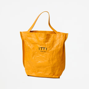 ITTI (イッチ) | MARY PAPER BUCKET BAG - S / PTERA (マリーペーパーバケットバッグ - プチモデル / プテラ) カバン かばんトート 鞄 レザー 形状記憶 メンズ レディース ブランド ショルダー Yellow イエロー 黄色