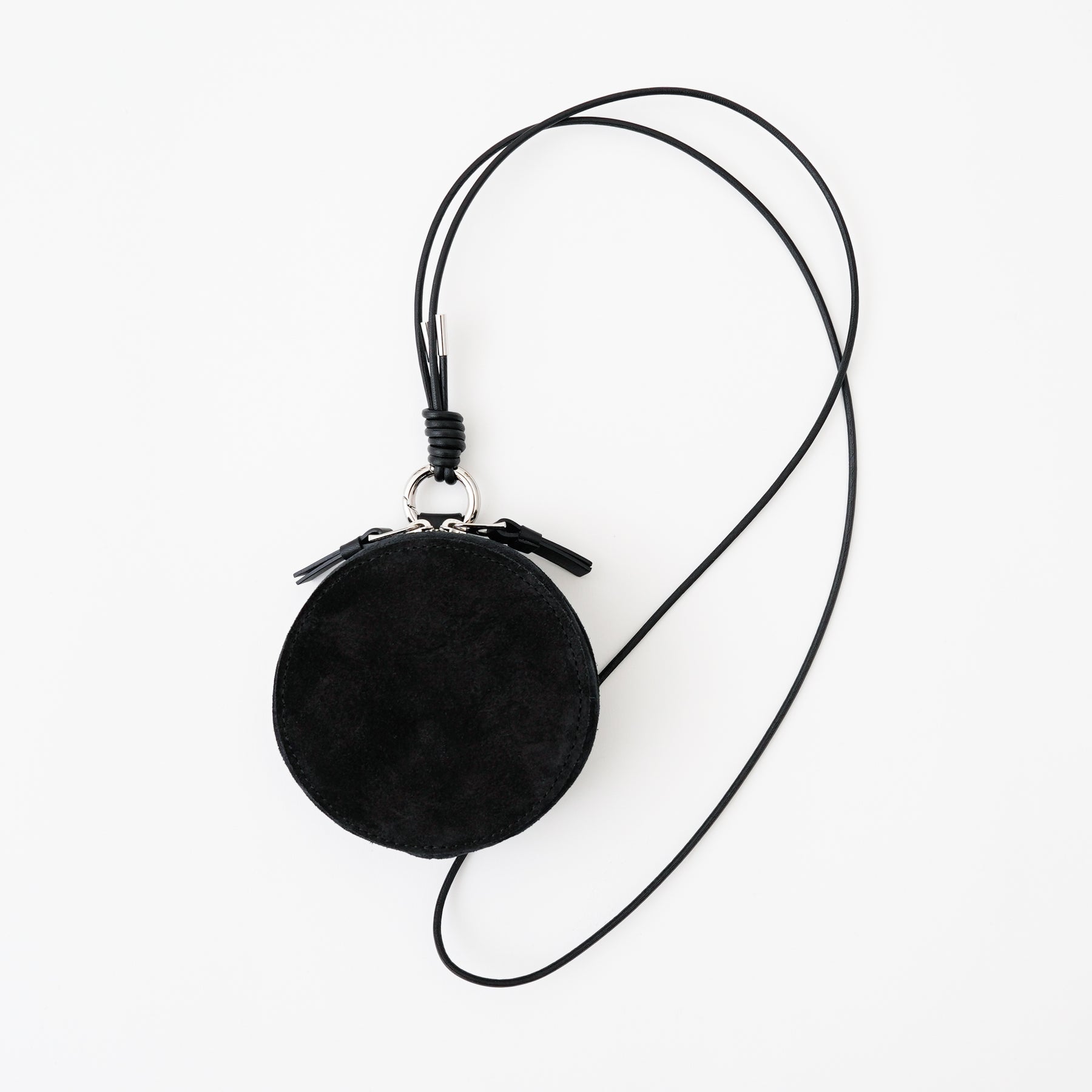 MICHELLE CIRCLE POUCH / MOSSA LDN｜イタリア製弱撥水スエード使用 本革サークルポーチ ミニバッグ メンズ レディース ギフト｜ITTI（イッチ）公式