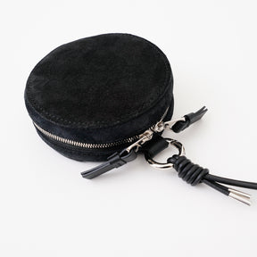 MICHELLE CIRCLE POUCH / MOSSA LDN｜イタリア製弱撥水スエード使用 本革サークルポーチ ミニバッグ メンズ レディース ギフト｜ITTI（イッチ）公式