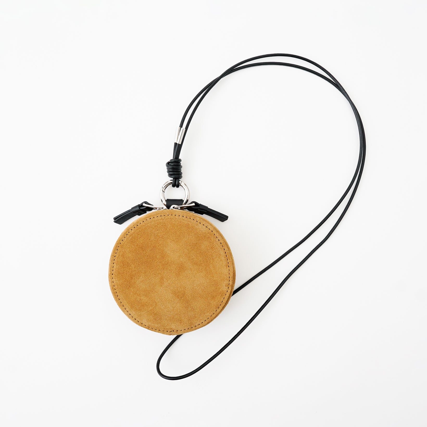 MICHELLE CIRCLE POUCH / MOSSA LDN｜イタリア製弱撥水スエード使用 本革サークルポーチ ミニバッグ メンズ レディース ギフト｜ITTI（イッチ）公式