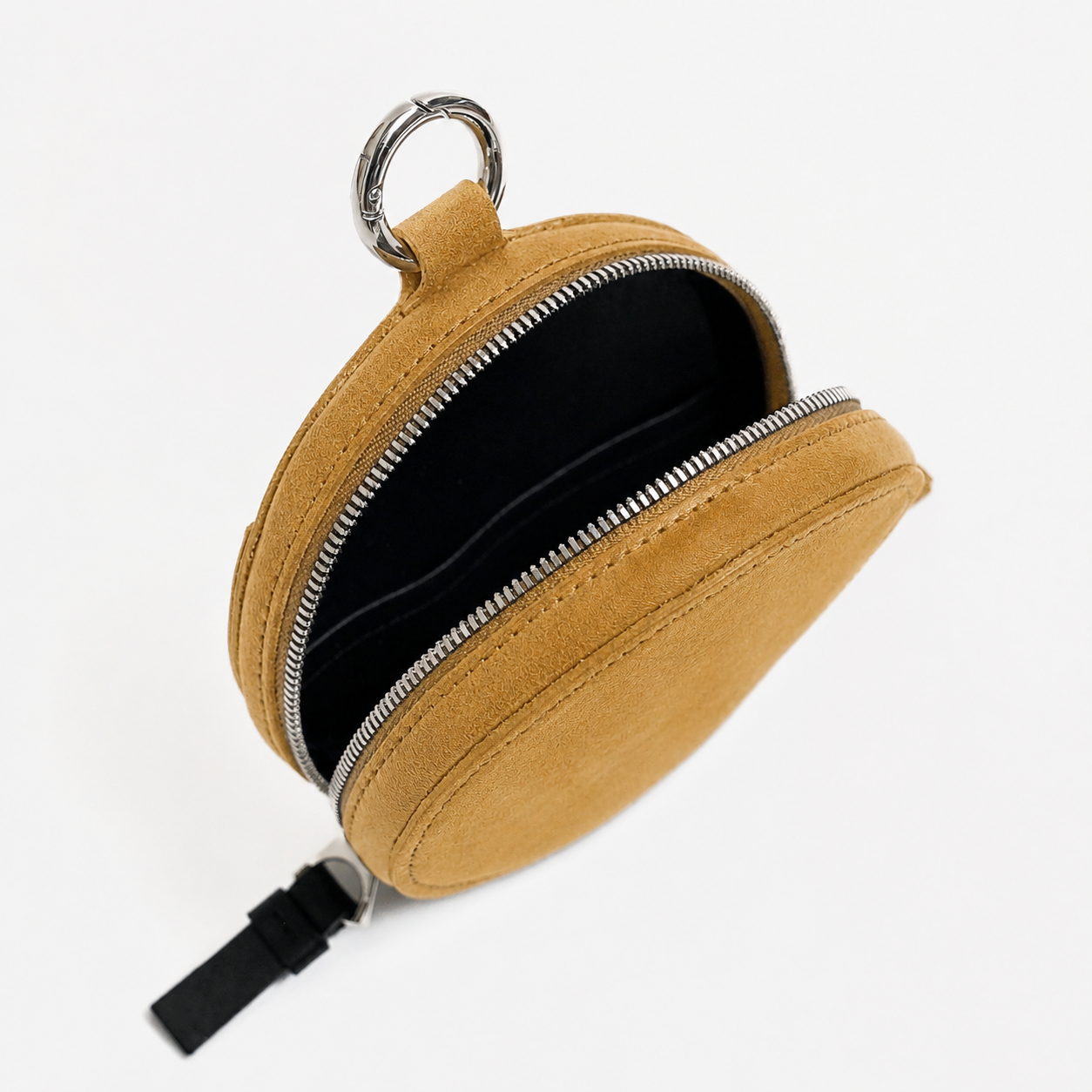 MICHELLE CIRCLE POUCH / MOSSA LDN｜イタリア製弱撥水スエード使用 本革サークルポーチ ミニバッグ メンズ レディース ギフト｜ITTI（イッチ）公式