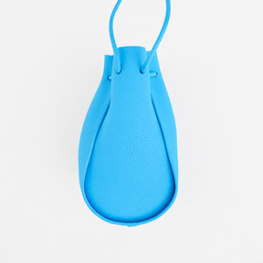 HERRIE KINCHAKU POUCH - GPM / DIPLO SKY - 25Q3｜巾着ポーチ 本革 スマホ 財布収納｜ITTI（イッチ）公式
