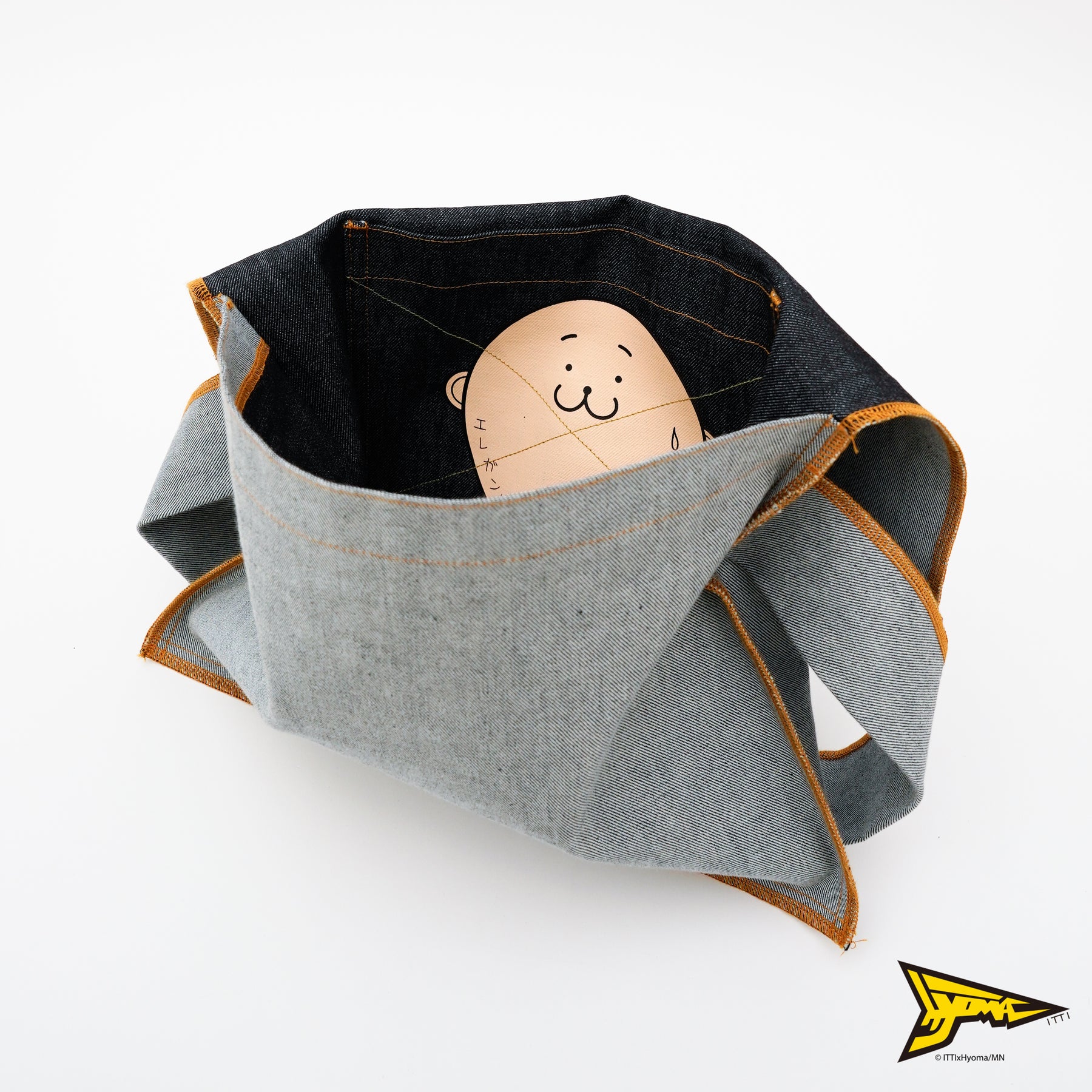 MARY FLAP INSIDEOUT SHOULDER - M / HYOMA｜デニム ショルダーバッグ メンズ レディース｜ITTI（イッチ）公式