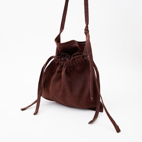MARY RED CROSS BAG / CERATO BRIGHT｜撥水ナイロン製 巾着ショルダーバッグ メンズ レディース｜ITTI（イッチ）公式