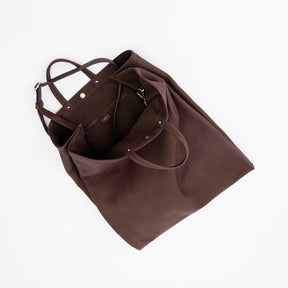 BONNIE BIG 2way SHOPPER / DIPLO NUDE｜ドレープが美しいビッグ2wayショッパー メンズ レディース｜ITTI（イッチ）公式