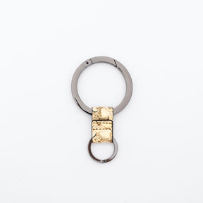 CRISTY RING RING / GOLD MOLURUS｜リアルパイソン レザーキーリング｜ITTI（イッチ）公式