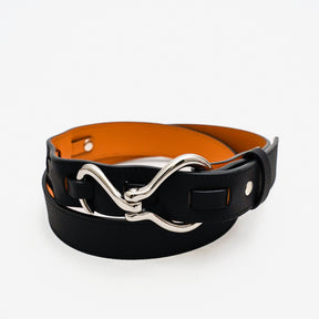 ITTI (イッチ) | HERRIE HOOK BELT / DIPLO JP (ヘリーフックベルト / ディプロジャパン) | シュリンク レザー シボ メンズ レディース サイズ 調整 ブランド