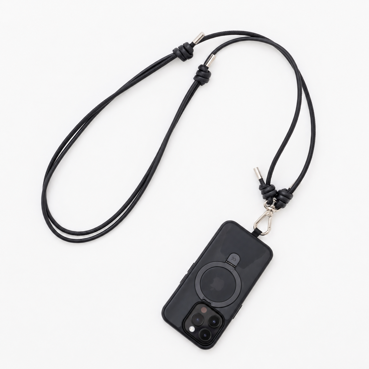 ステッチ入り本革レザーのスマホショルダーストラップ メンズ レディース｜HERRIE PHONE STRING / STCOW｜ITTI（イッチ）公式