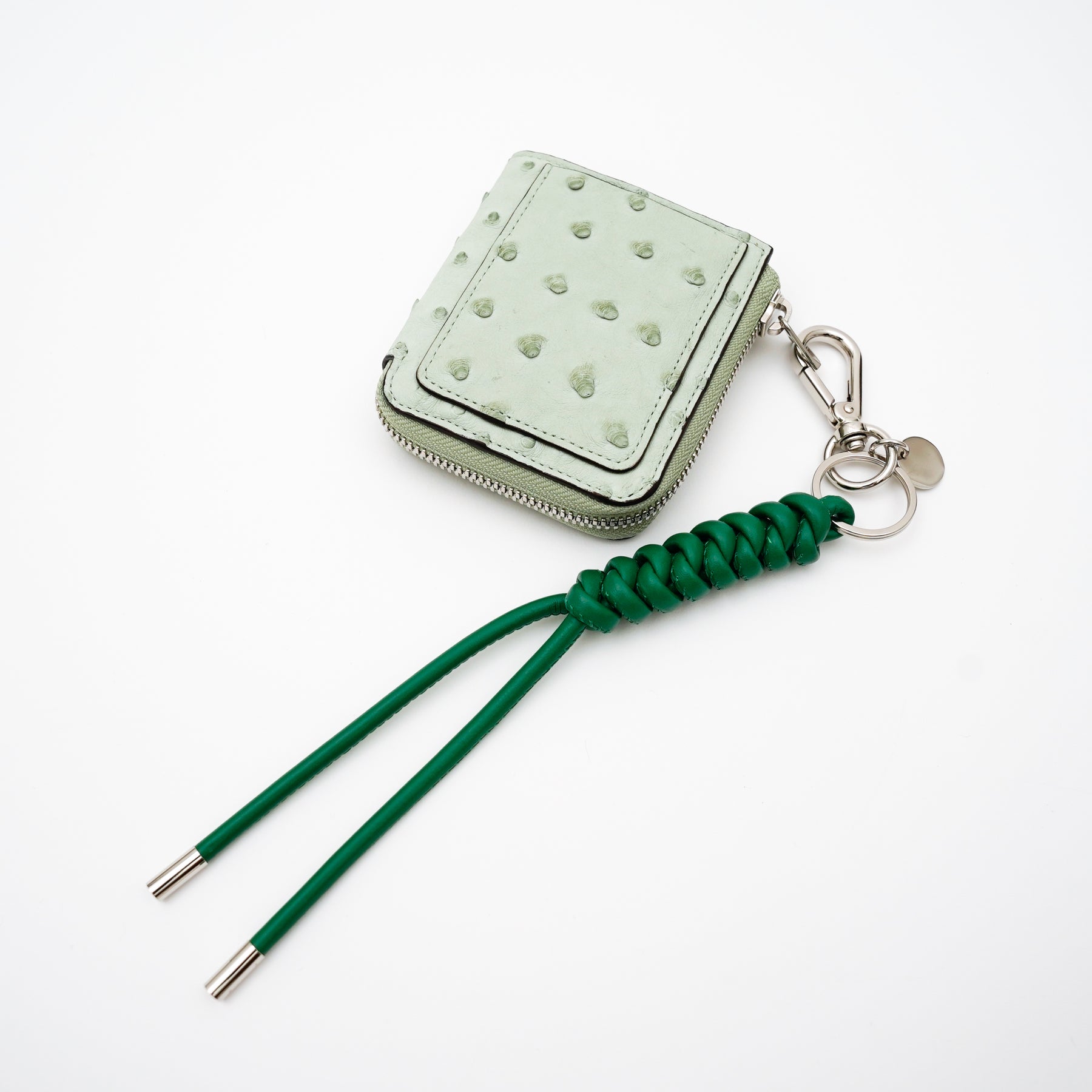 ITTI (イッチ) | CRISTY SNAKEKNOT CHARM - 21Q3-4 / STCOW (クリスティスネークノットチャーム - グリーン / ステッチカウレザー) | キーリング アクセサリー レザー ブランド 緑 メンズ レディース ギフト プレゼント 贈り物