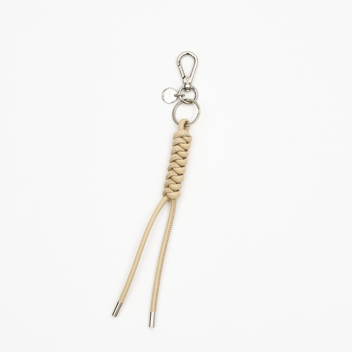 CRISTY SNAKE KNOT CHARM / STCOW (クリスティスネークノットチャーム / ステッチカウレザー) - ITTI (イッチ) キーチャーム キーホルダー ブラック 黒 トープ グレージュ ベージュ ホワイト 白 アイボリー ギフト プレゼント 贈り物 ブランド 