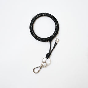 ITTI (イッチ) | CRISTY KNOT WRIST CIRCLE CHARM BK / RAPTO JP (クリスティノットリストサークルクリスティノットリストサークルチャームブラック / ラプト) キーホルダー スマートフォン 携帯 モバイル サイフ 財布 さいふ レザー ブランド メンズ レディース 黒 black