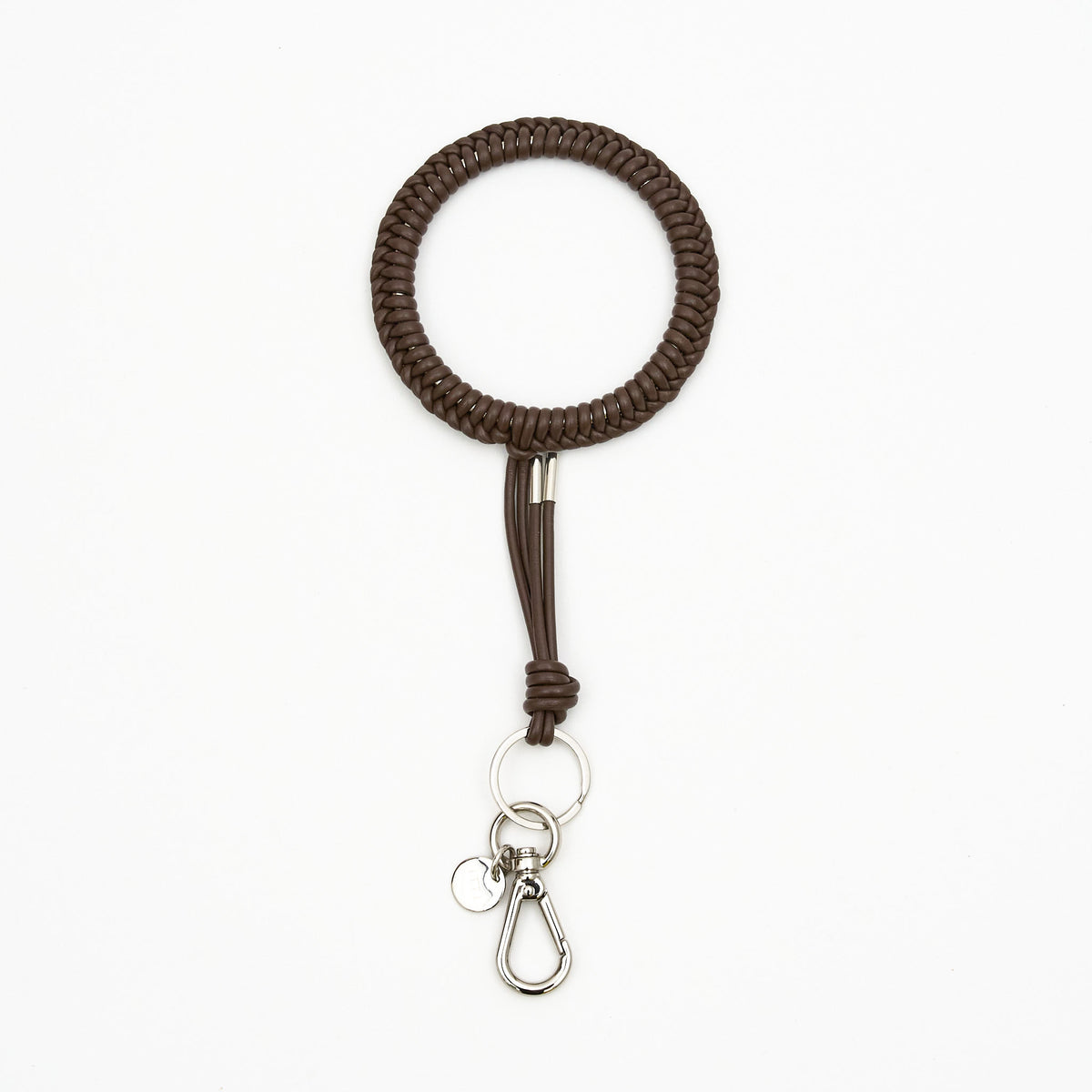 ITTI (イッチ) | CRISTY KNOT WRIST CIRCLE CHARM / RAPTO JP (クリスティノットリストサークルクリスティノットリストサークルチャーム / ラプト) キーホルダー 手首 ストラップ レザー ブランド メンズ レディース スマホ 携帯 モバイル サイフ 財布 さいふ トープ ベージュ ブラウン グレージュ