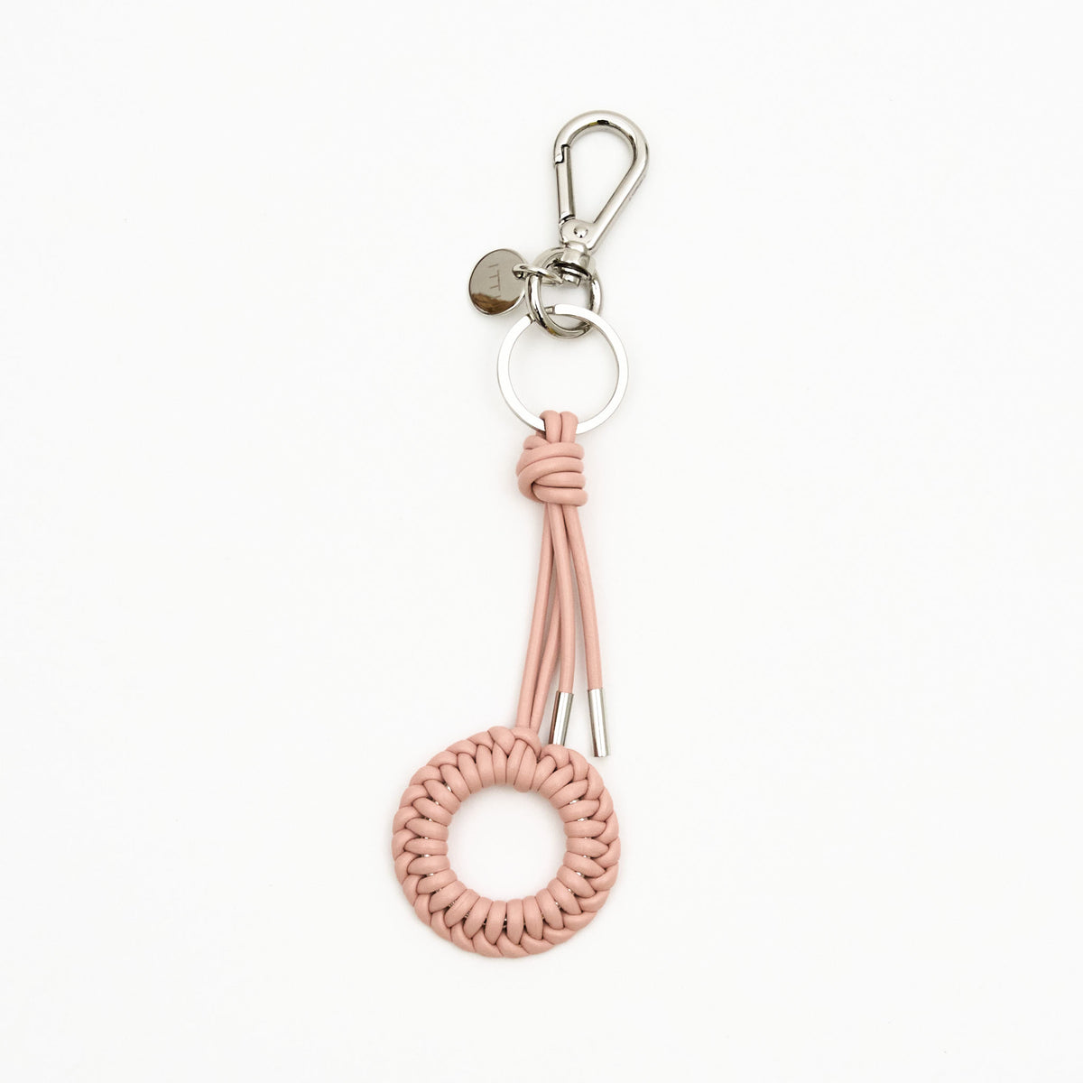 ITTI (イッチ) | CRISTY KNOT FINGER CIRCLE CHARM / RAPTO JP (クリティノットフィンガーサークルサークルチャーム / ラプト) キーホルダー メンズ レディース スマートフォン 携帯 モバイル レザー ブランド トープ ベージュ グレージュ 茶色
