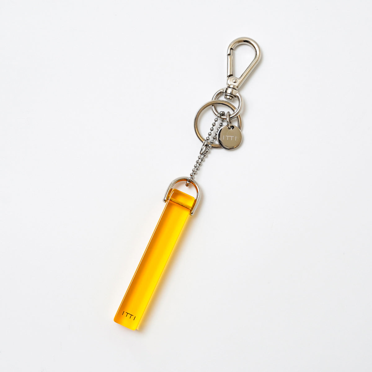 ITTI (イッチ) | CRISTY HOTEL KEY CHARM / ACRYLIC (クリスティホテルキーチャーム) アクリル キーホルダー キーリング メンズ レディース グッズ アクセサリー  ギフト プレゼント 贈り物 イエロー 黄色