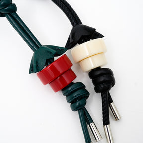 CRISTY FLOWER KNOT CHARM / STCOW｜アート感覚チャーム 本革アクセサリー｜ITTI（イッチ）公式