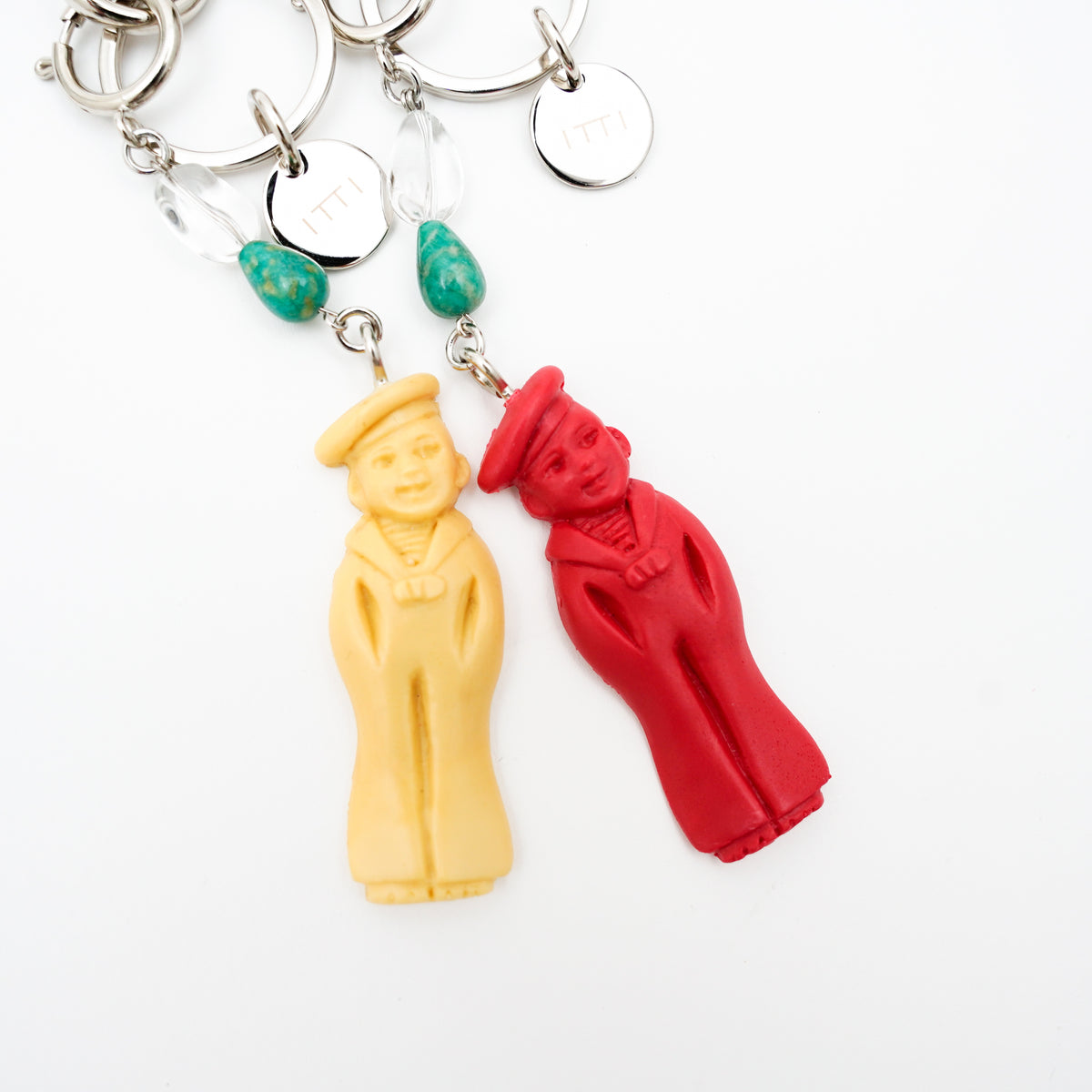 ITTI (イッチ) | Art by masasculp LUCKY CHARM II / MARINE FEVE (アートバイマサスカルプラッキーチャーム 2 / マリンフェーヴ) | キーリング キーホルダー 水兵 鍵 ギフト プレゼント 贈り物