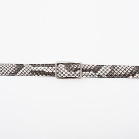 ITTI (イッチ) | HERRIE W BUCKLE BELT / MOLURUS (ヘリーダブルバックルベルト / モラレスパイソンレザー) | ブランド 蛇 柄 メンズ レディース プレゼント 贈り物 ギフト