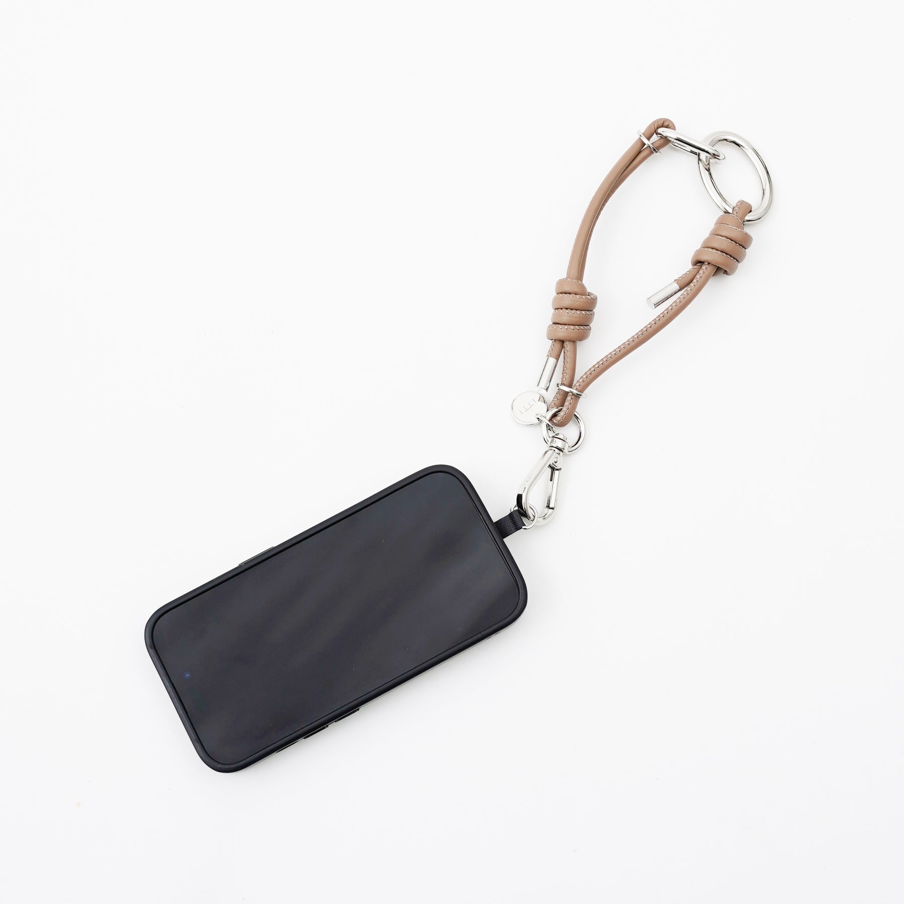 e.m. ブランド　tip toe バッグチャーム CRISTY KNOT CODE CHARM / RAPTO JP｜レザーコード チャーム