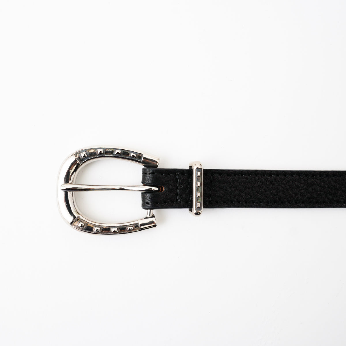 METAL BY THE LETTERS HORSE BIT BUCLE BELT｜真鍮馬蹄バックル 本革ウエスタンベルト メンズ レディース ユニセックス｜ITTI（イッチ）公式