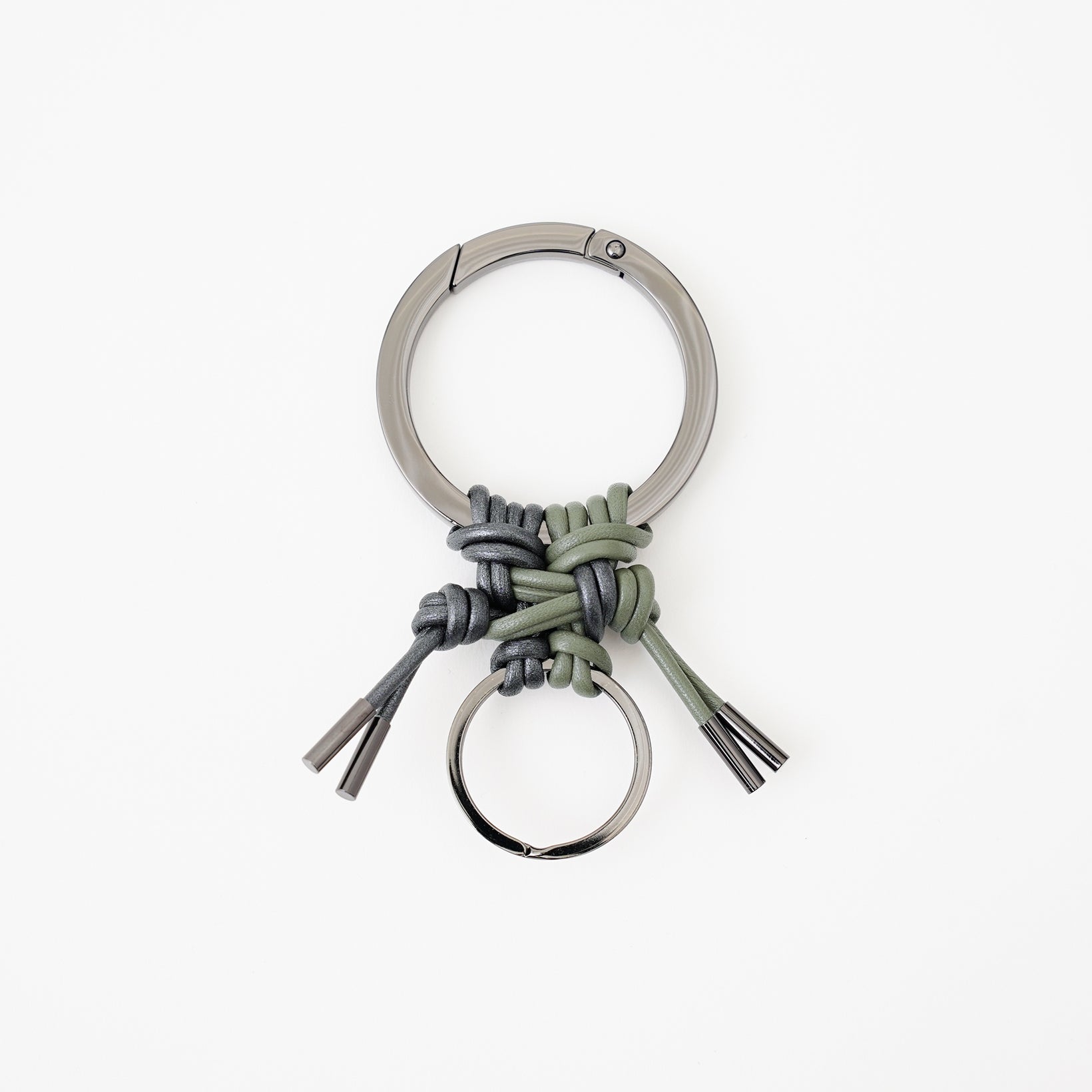 CRISTY TWO CODE KNOTMAN RING / RAPTO JP｜平結び 本革リングチャーム キーホルダー メンズ レディース ギフト｜ITTI（イッチ）公式