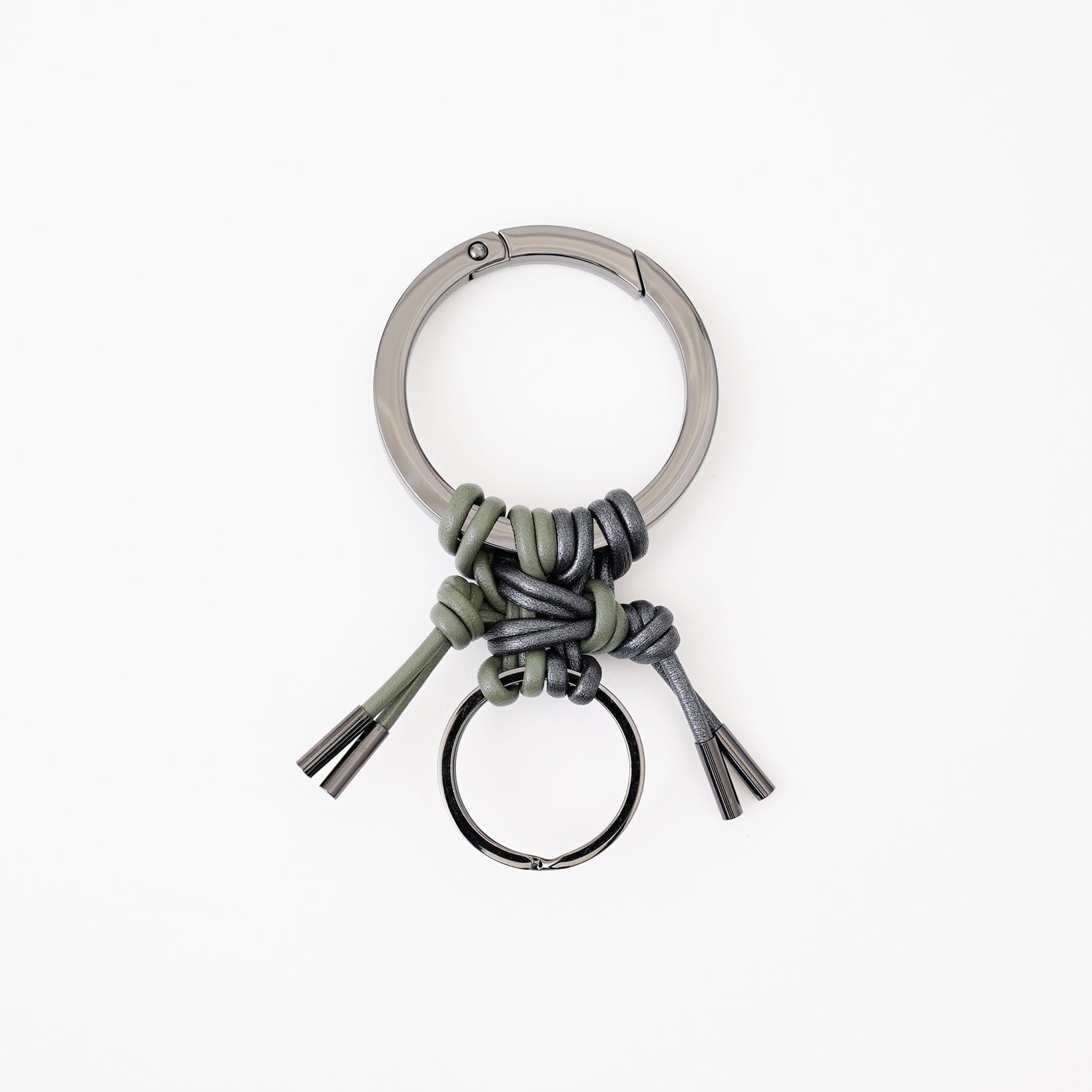 CRISTY TWO CODE KNOTMAN RING / RAPTO JP｜平結び 本革リングチャーム キーホルダー メンズ レディース ギフト｜ITTI（イッチ）公式
