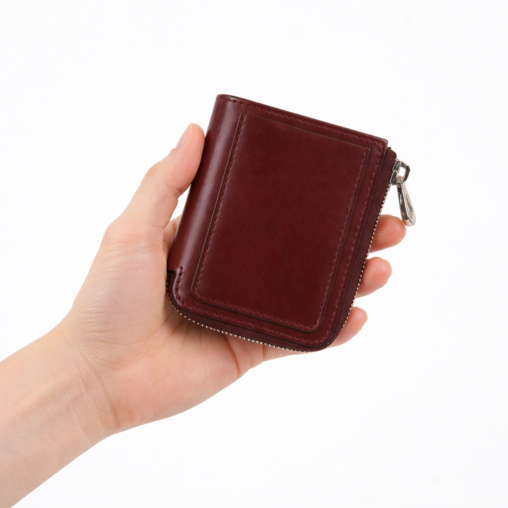 ITTI (イッチ) | CRISTY VERY COMPACT WLT .5 / CARNO(クリスティベリーコンパクトウォレット/カルノ) コードバン レザー 本革 馬 ミニ財布 さいふ サイフ 小さい メンズ レディース 人気 ワインレッド バーガンディ 赤茶色 ブランド ホース