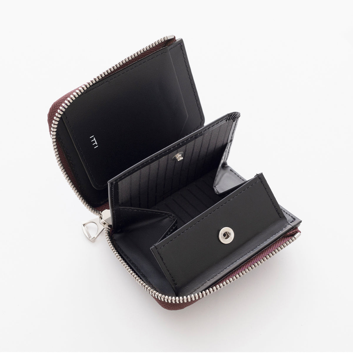 ITTI (イッチ) | CRISTY VERY COMPACT WLT .5 / CARNO(クリスティベリーコンパクトウォレット/カルノ) コードバン レザー 本革 馬 ミニ財布 さいふ サイフ 小さい メンズ レディース 人気 ワインレッド バーガンディ 赤茶色 ブランド ホース