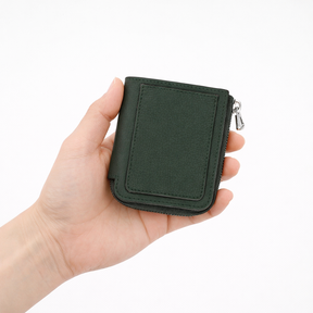 CRISTY VERY COMPACT WLT .5 / DIPLO FJORD｜本革 レザー ミニ財布 メンズ レディース 限定 リミテッド キャッシュレス ブランド ダーク グリーン 深 緑 開運 縁起 金運｜ITTI (イッチ) 公式 